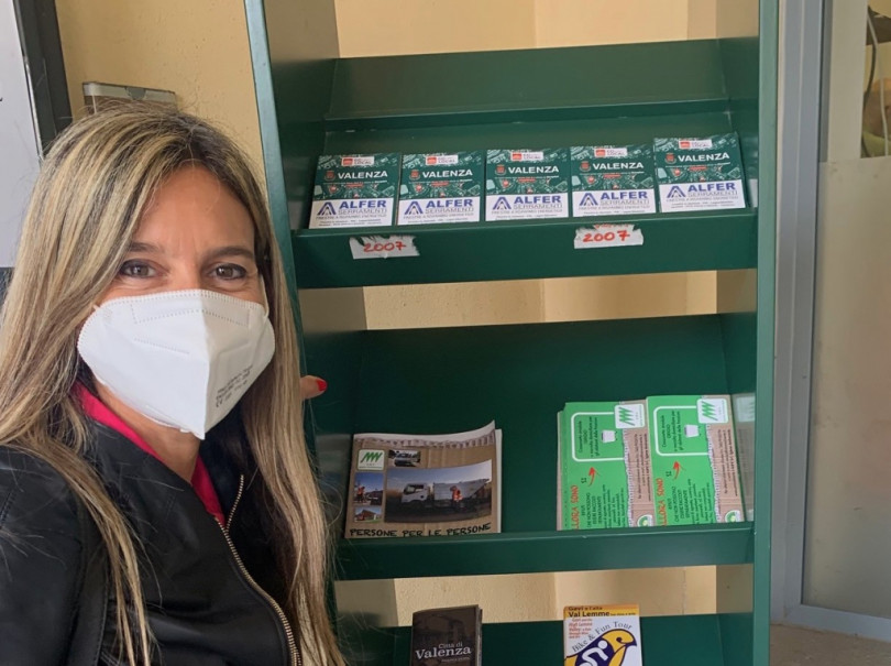 Lo scambio di materiale turistico tra Valenza e Moncalvo